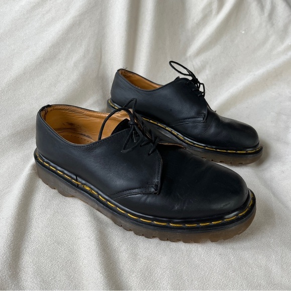 RARE Vintage Dr Martens Oxfords B-G1461ZBEN/59 Men’s 6 Women’s 7 Made in England - Picture 1 of 7